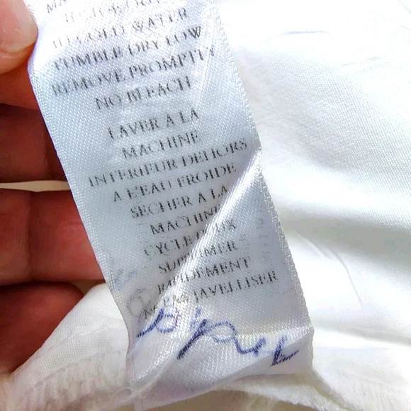 Frank & Eileen Wicklow Italian Chino White Women's 4 CURRENT STYLE! Preppy - Picture 8 of 12